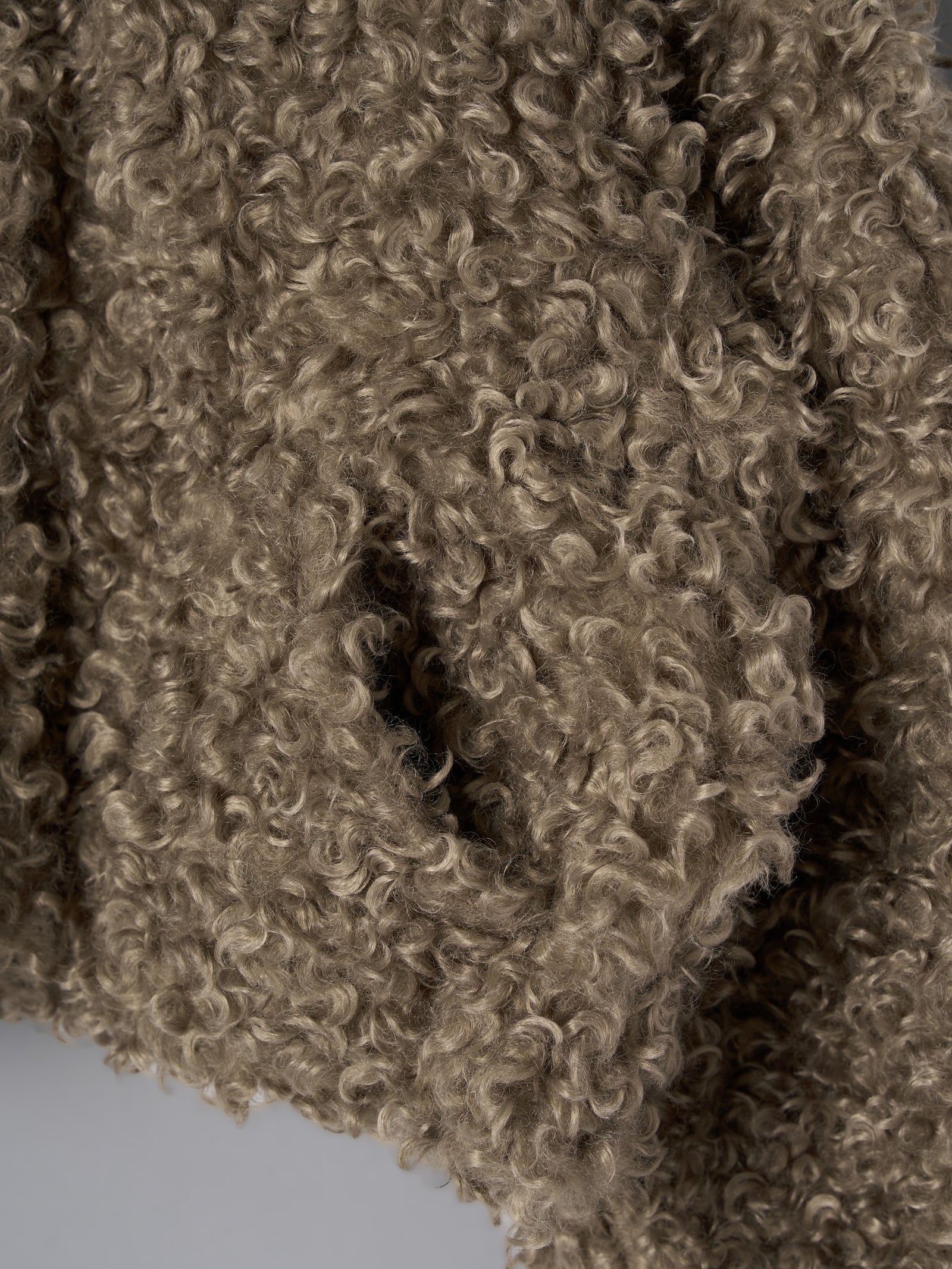 プードルファーショートコート