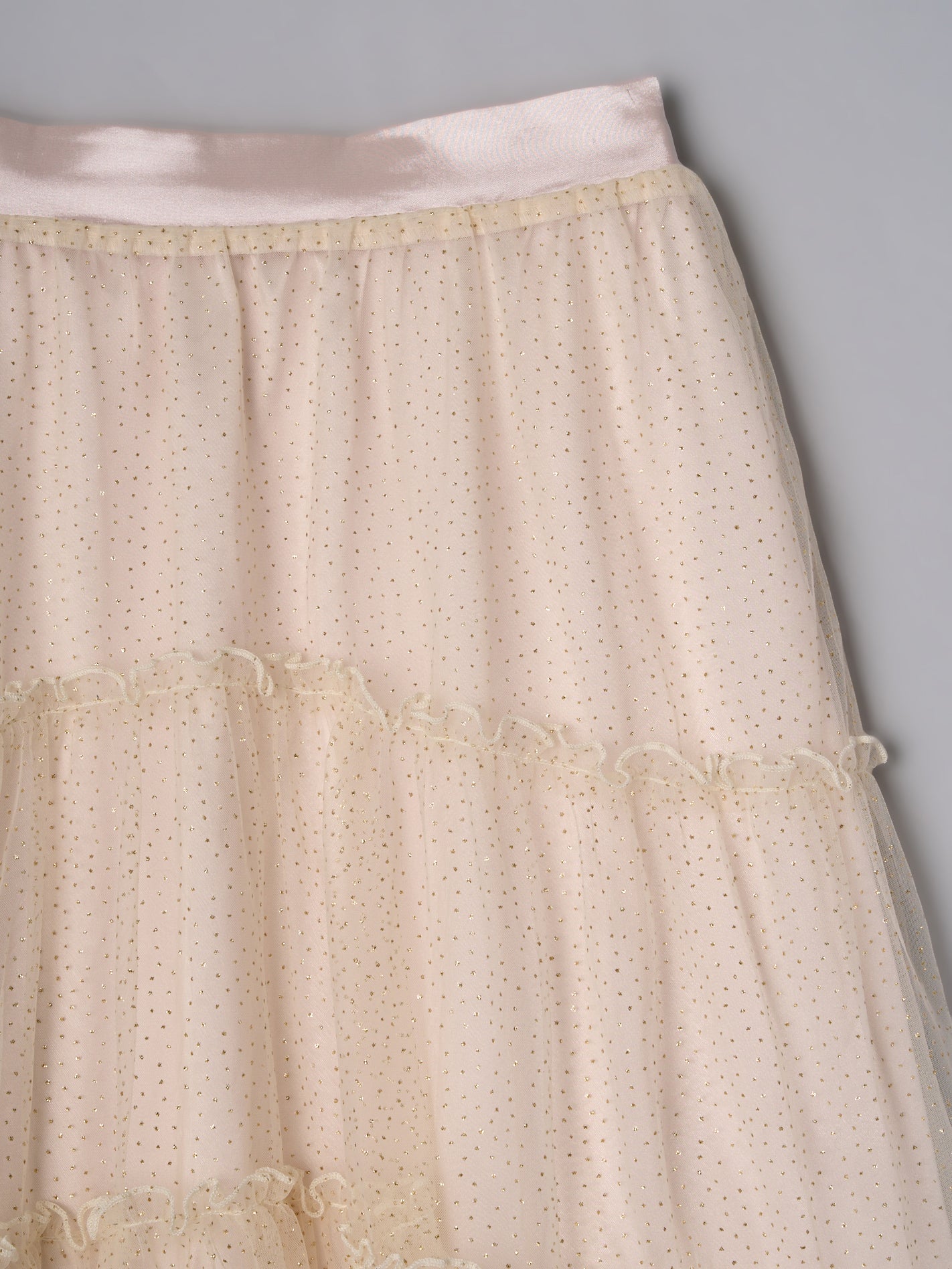 【予約】ラメチュールギャザースカート【発送予定日 11月上旬~11月中旬】