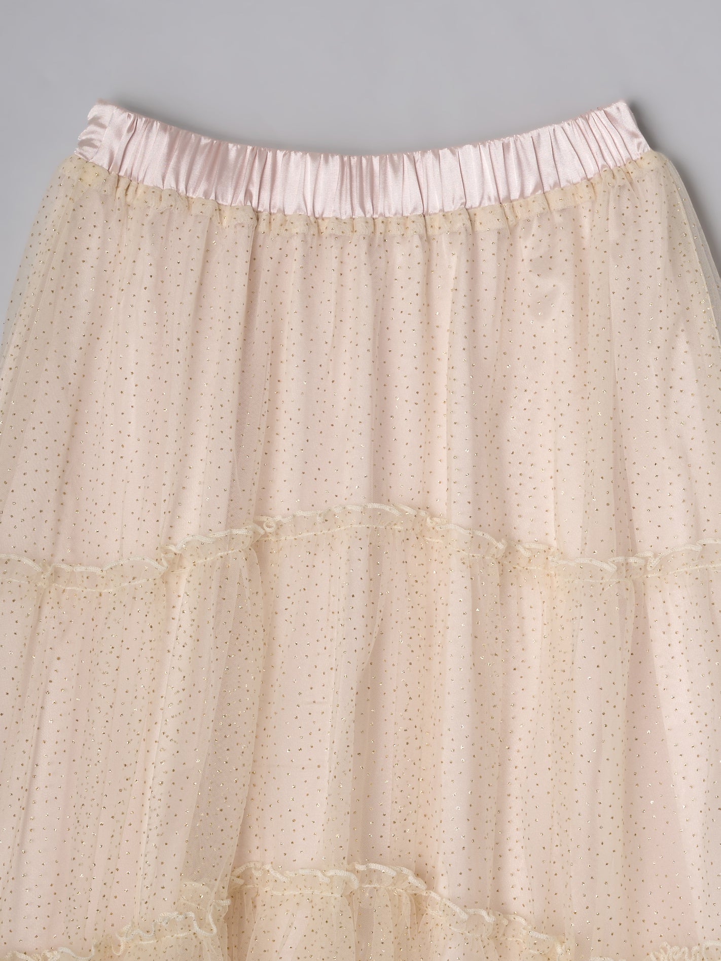 【予約】ラメチュールギャザースカート【発送予定日 11月上旬~11月中旬】