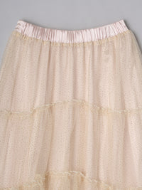 【予約】ラメチュールギャザースカート【発送予定日 11月上旬~11月中旬】