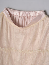 【予約】ラメチュールギャザースカート【発送予定日 11月上旬~11月中旬】