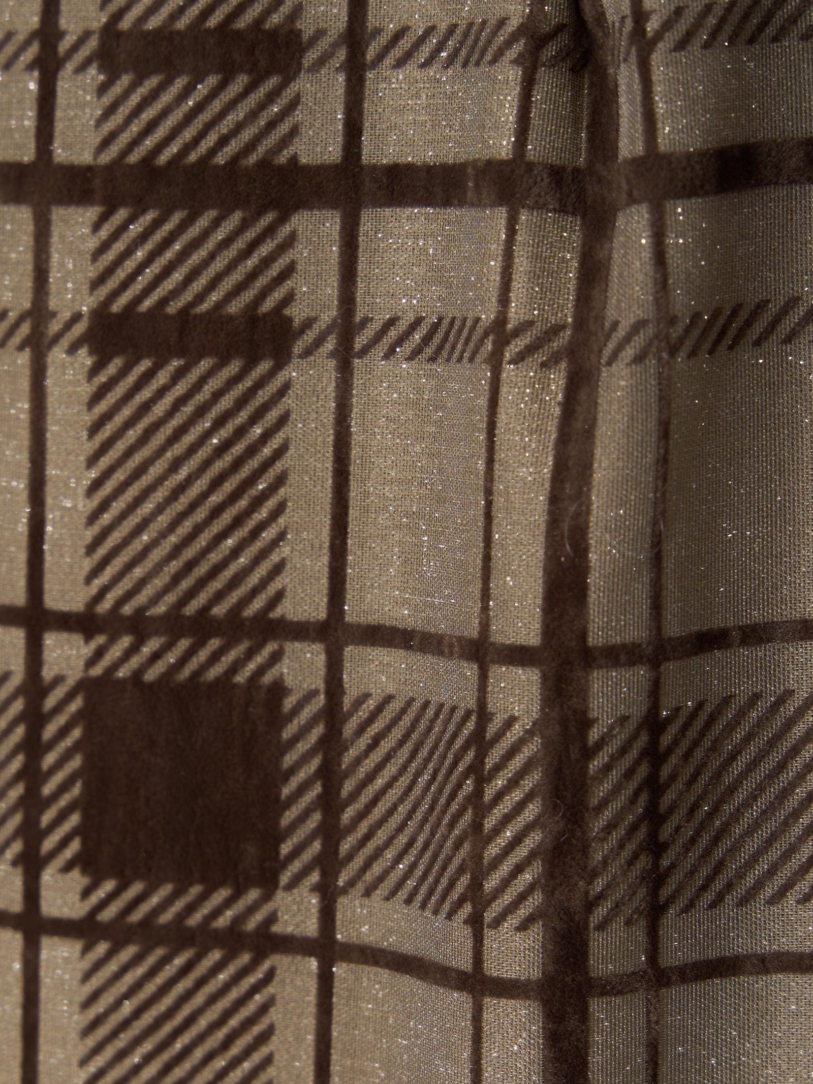 アシンメトリーチェックラメスカート