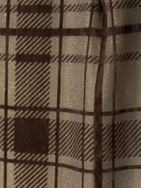 アシンメトリーチェックラメスカート