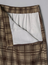 アシンメトリーチェックラメスカート