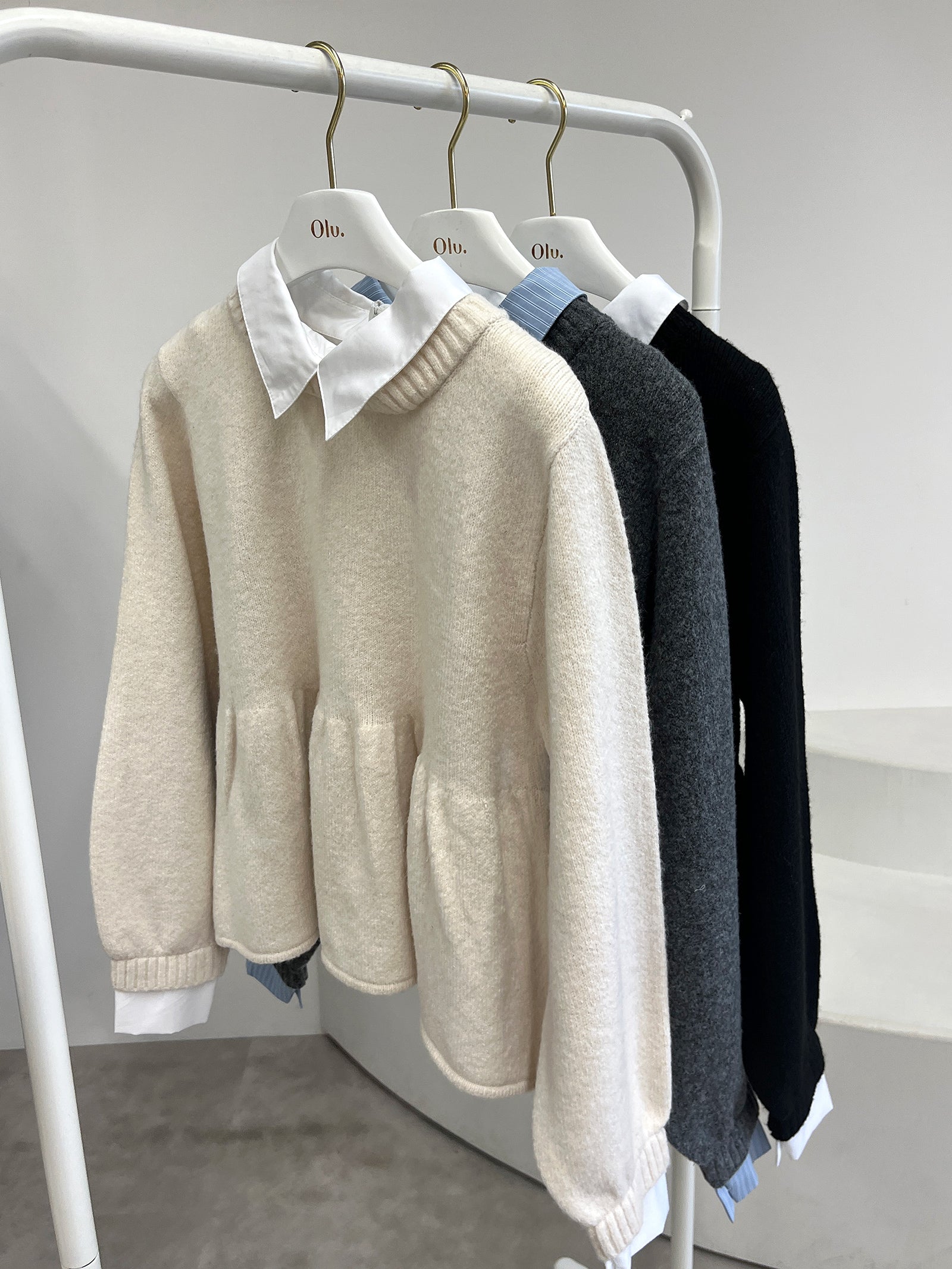 フォクシー n35 長袖 レースヘムニットドッキングカーディ ブラック 40 ▪️美品 フォクシー レース切替 ニット カーディガン コットン