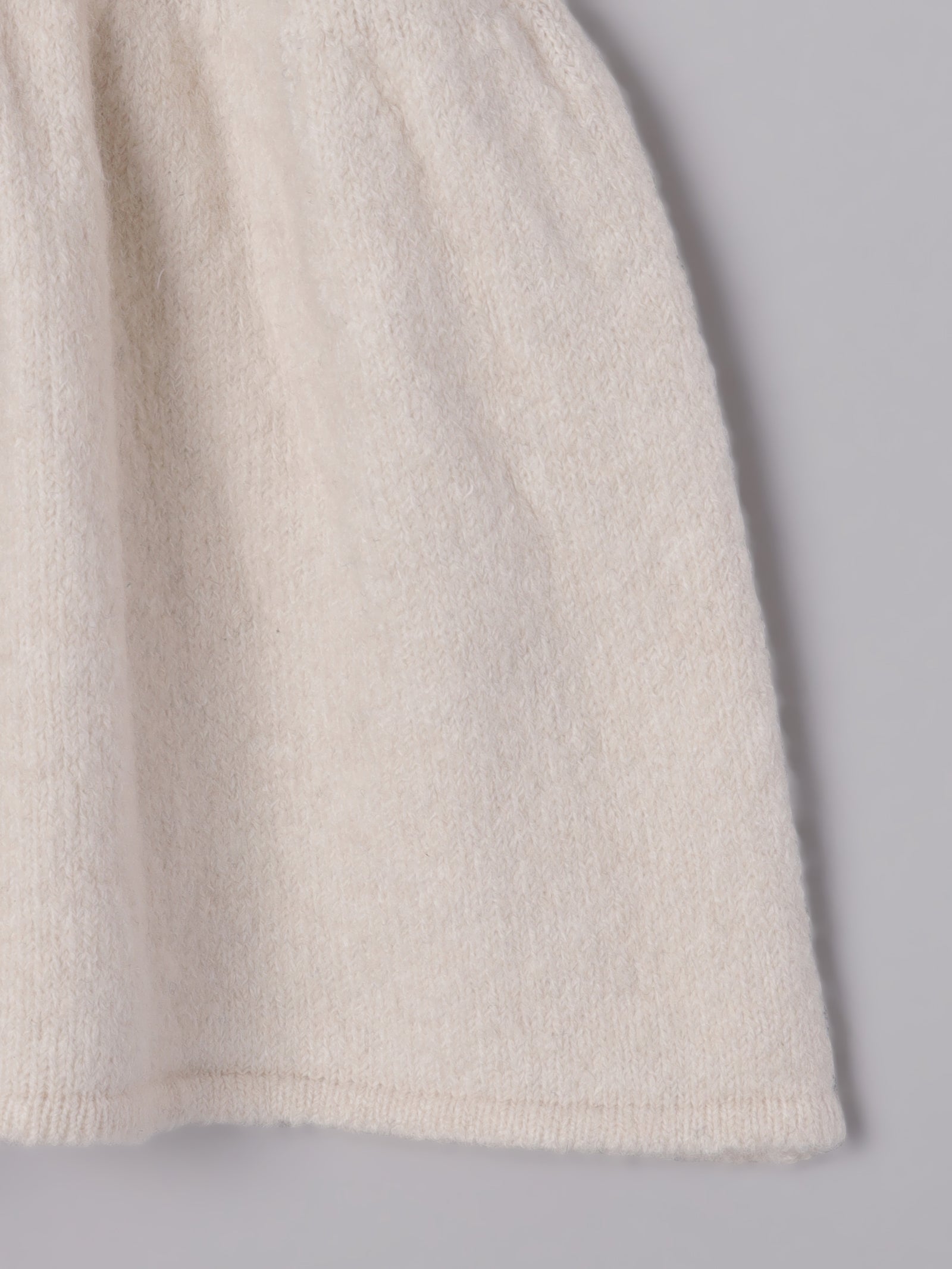 シャツドッキングペプラムニット