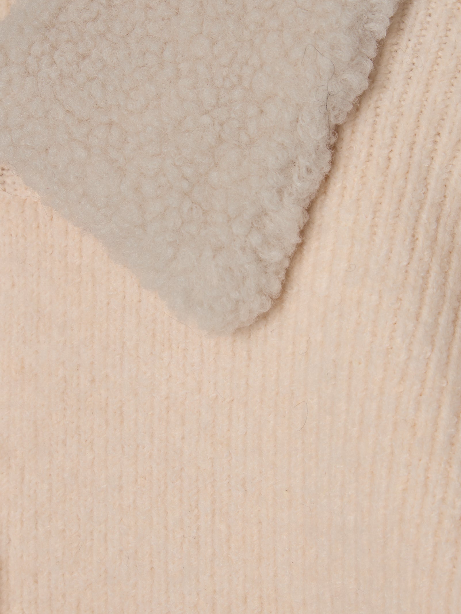 ボアカラーポケットカーディガン