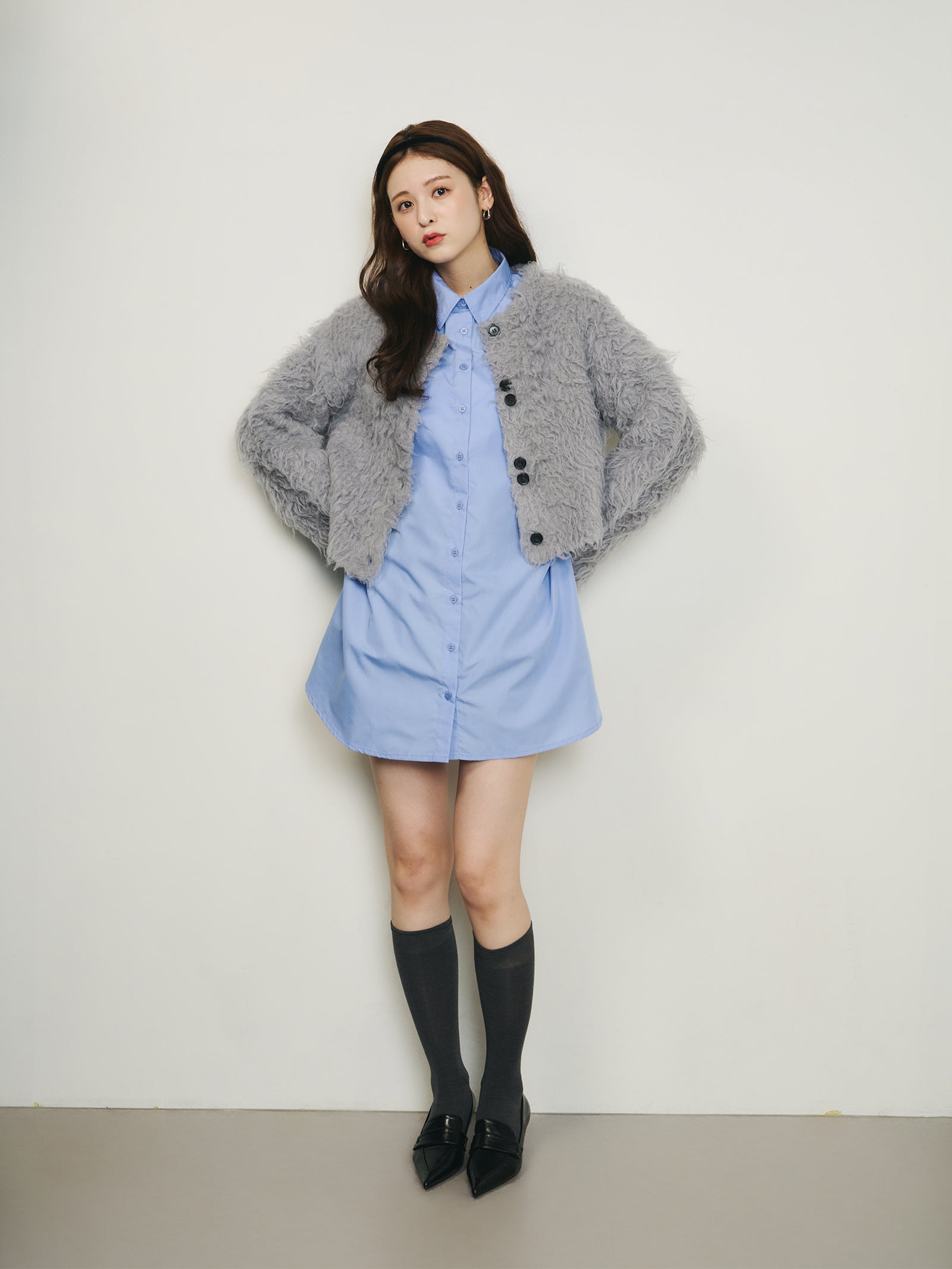【一部予約】ボリュームロングシャギーカーディガン【発送予定日 11月下旬~12月上旬】