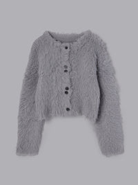 【予約】ボリュームロングシャギーカーディガン【発送予定日 10月上旬~10月中旬】