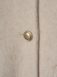 ゴールドボタンノーカラージャケット