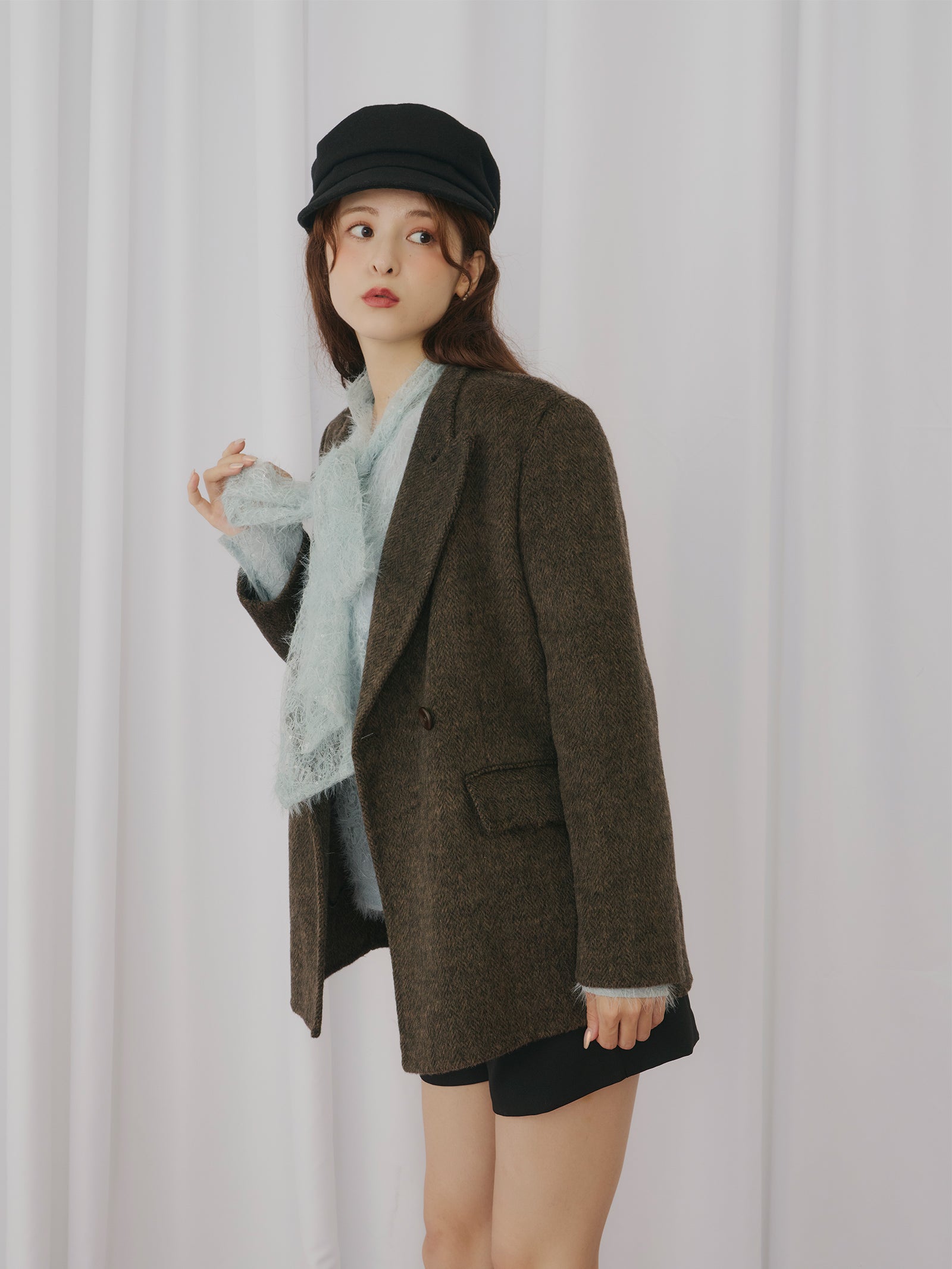 ブリティッシュヘリンボーンテーラードジャケット