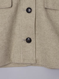 フェイクウールショートアウター