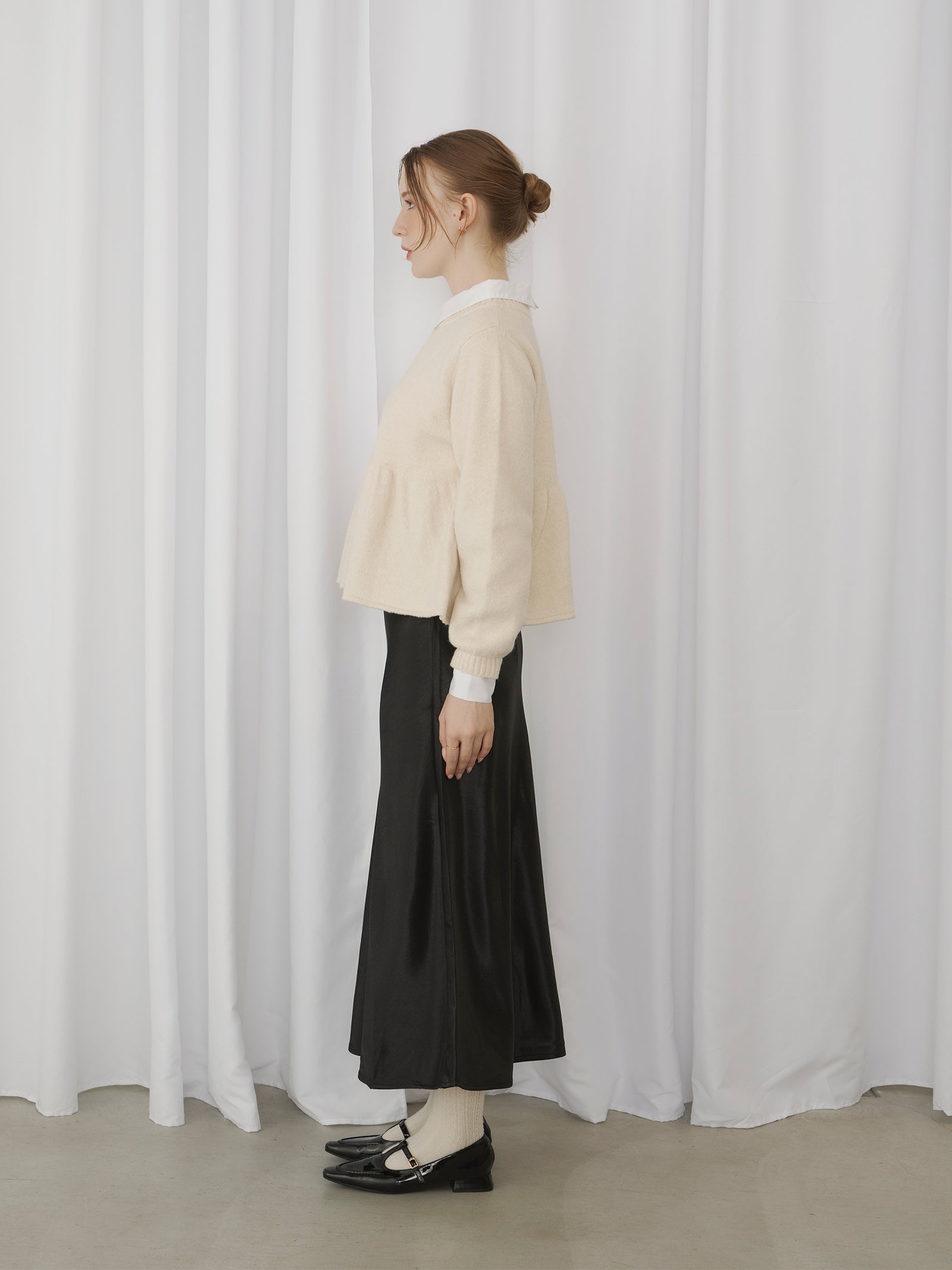 ルミナスサテンライクスカート