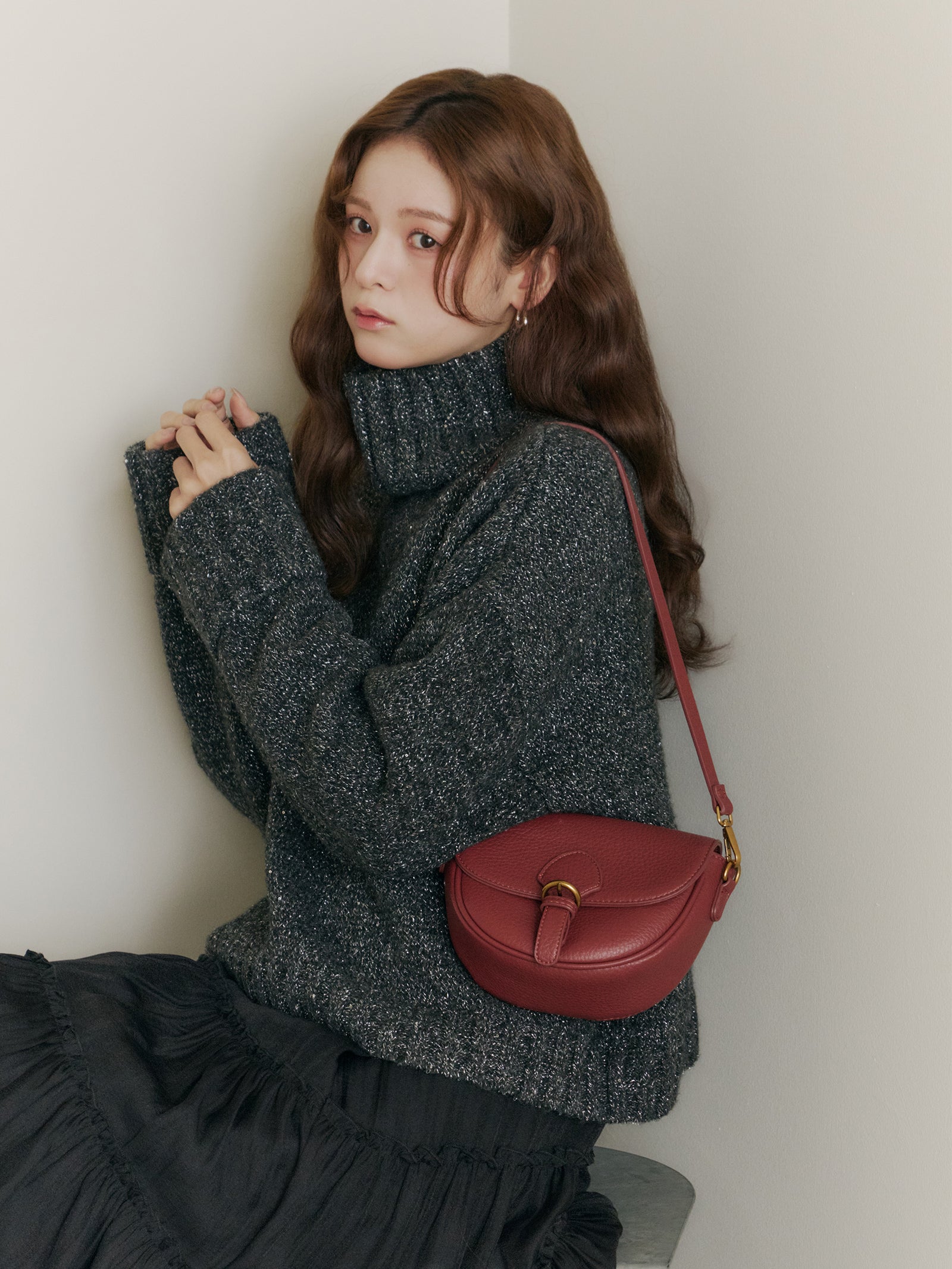 ラウンドフラップバッグ