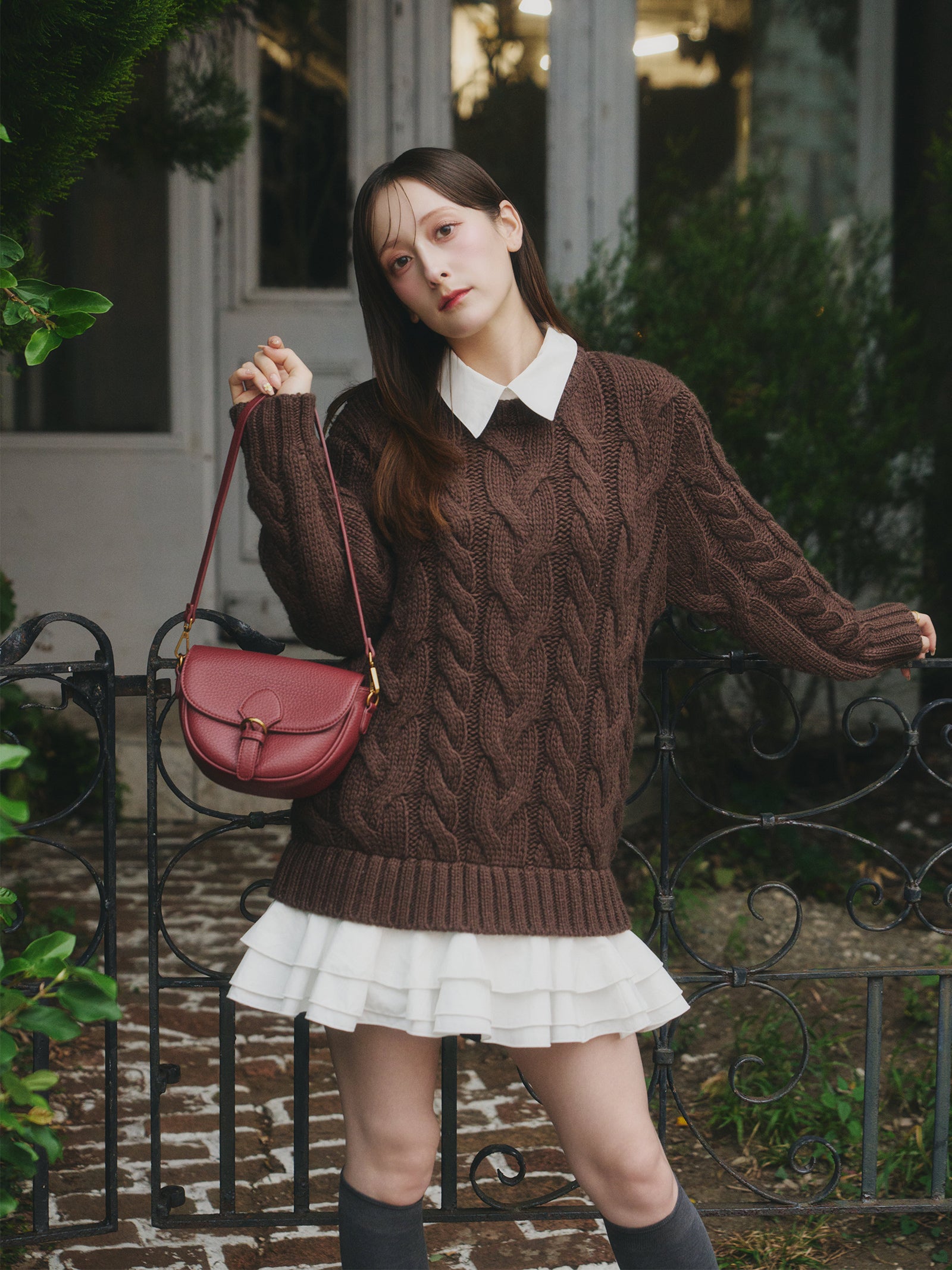 ラウンドフラップバッグ