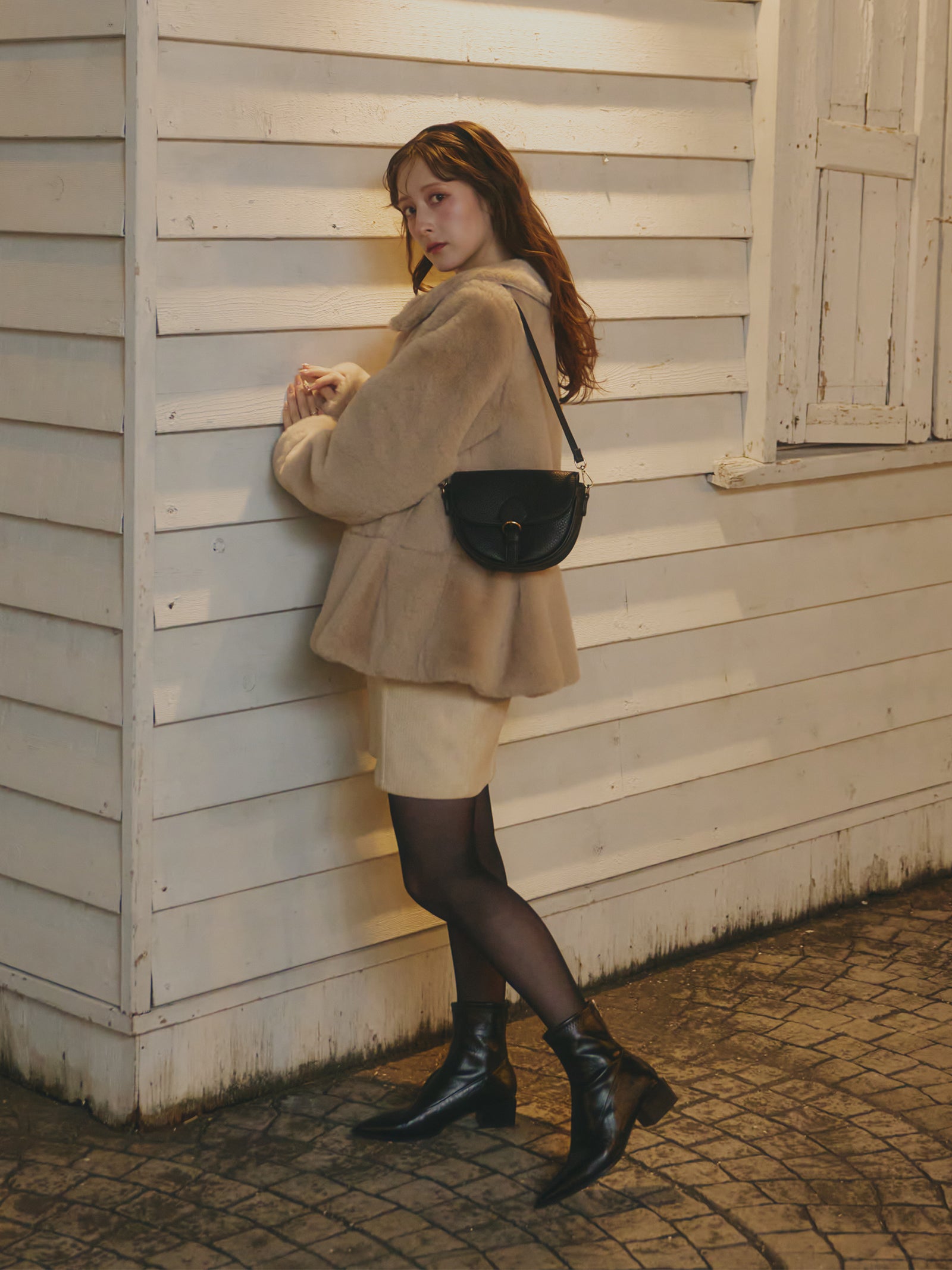 ラウンドフラップバッグ