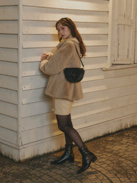 ラウンドフラップバッグ