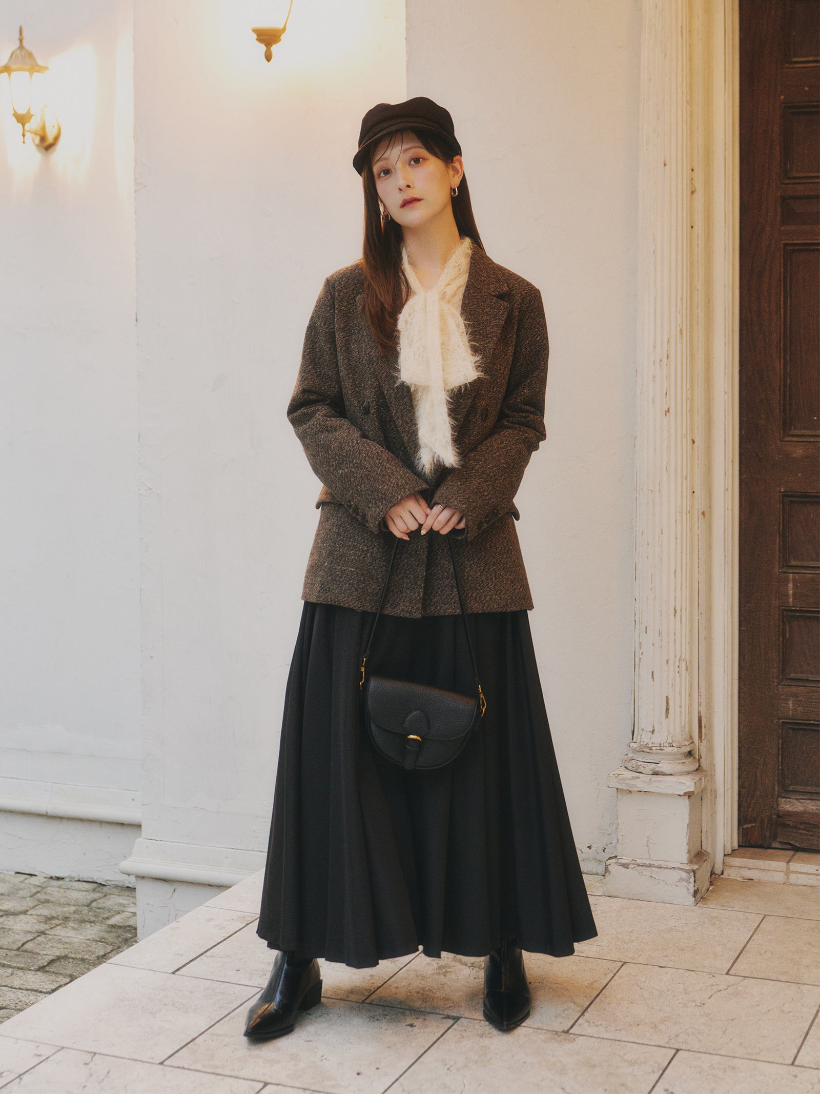 ラウンドフラップバッグ