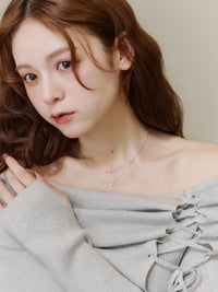 2連チェーンネックレス