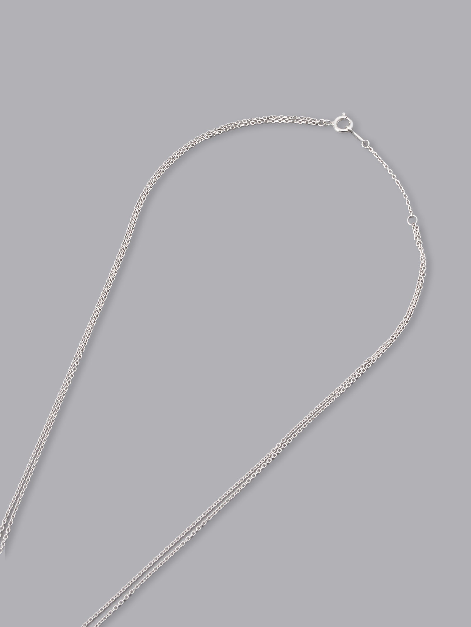 2連チェーンネックレス