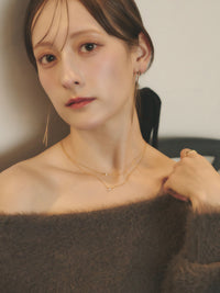 2連チェーンネックレスK10