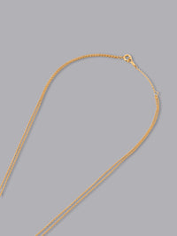 2連チェーンネックレスK10