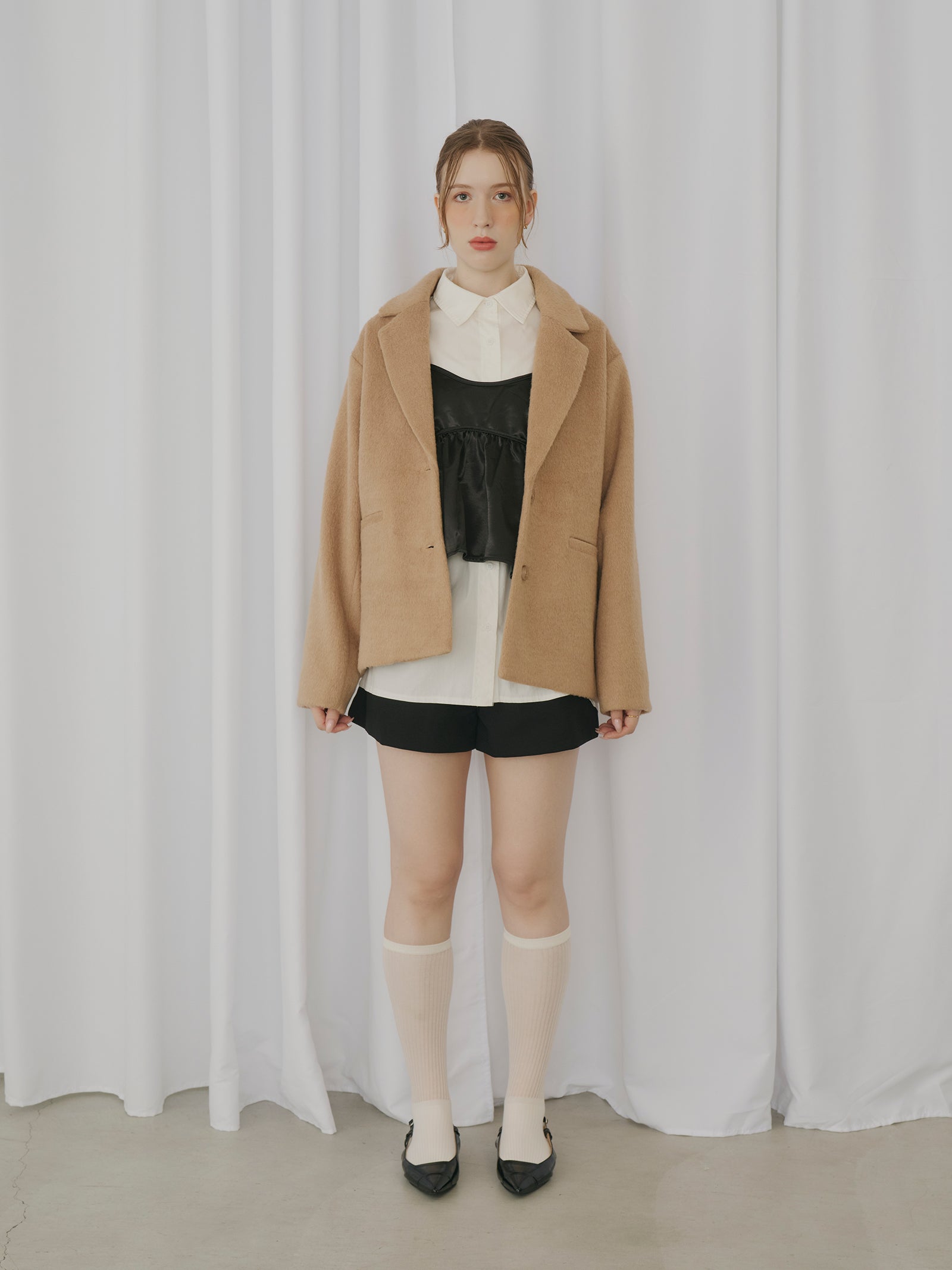 JADED LONDON ビスチェ付きキャミソール サテンビスチェキャミソール