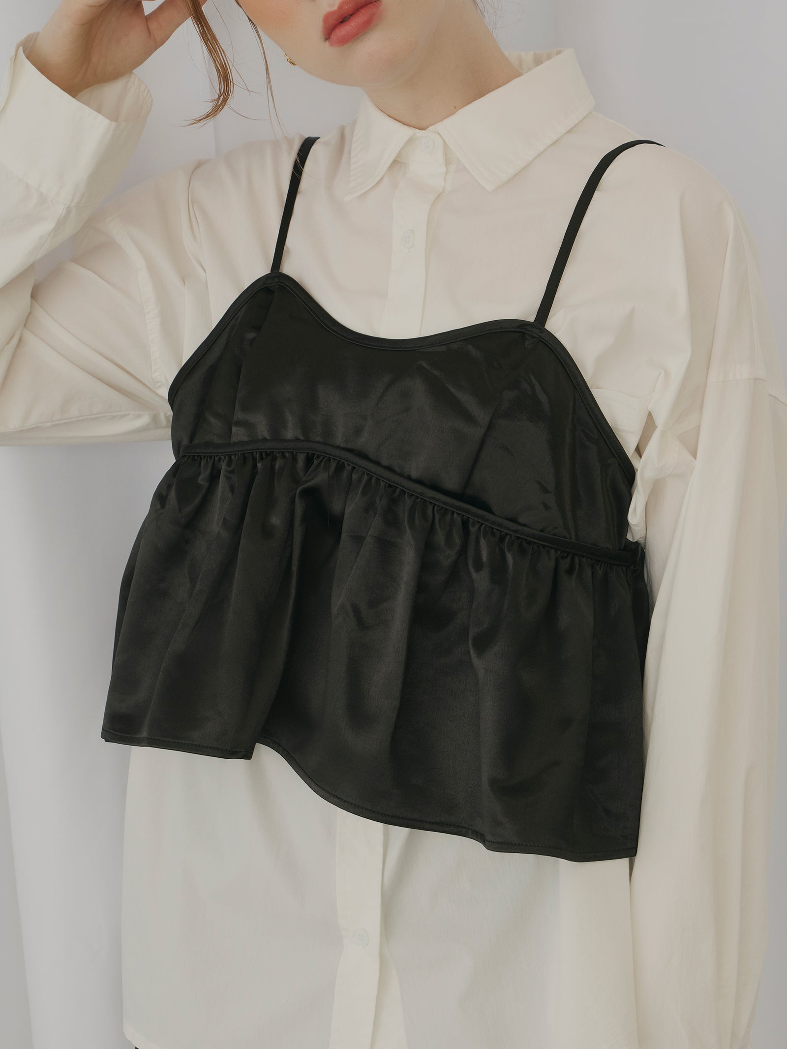 ビスチェ　みsama サテンビスチェキャミソール