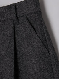 フェイクウールハーフパンツ