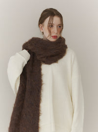 シャギーフリンジマフラー