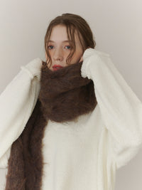 シャギーフリンジマフラー