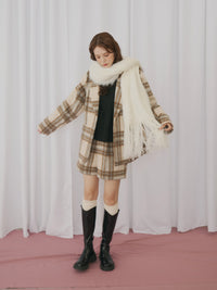 シャギーフリンジマフラー