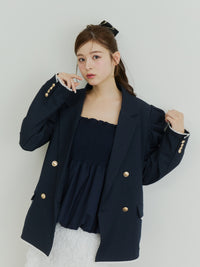 ペプラムバルーンビスチェ[セットアップ可能]