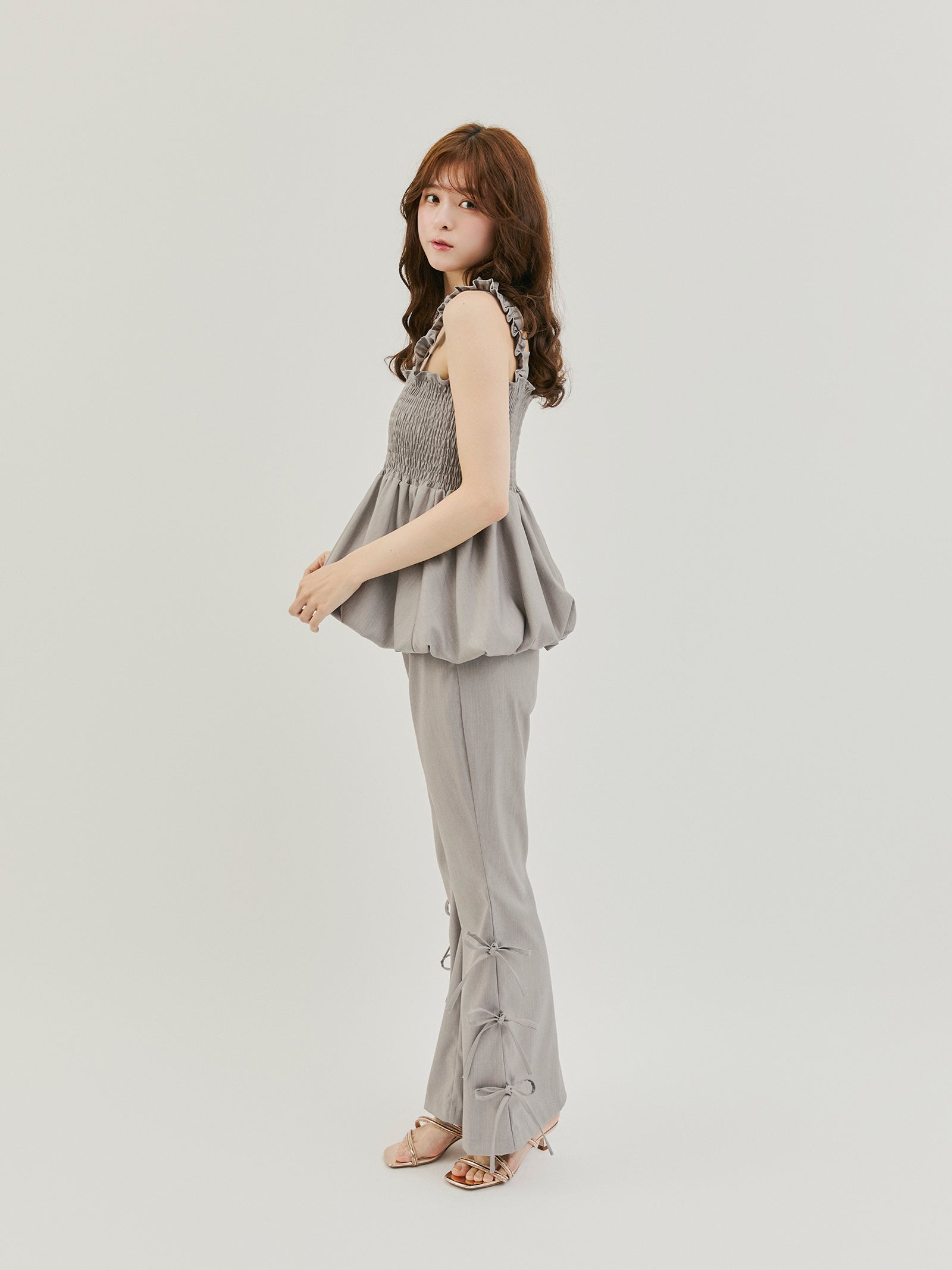 ほぼ新品　リトモス　UME パンツ VELVETEEN HIGH WAIST PANTS｜muller of yoshiokubo(ミュラー