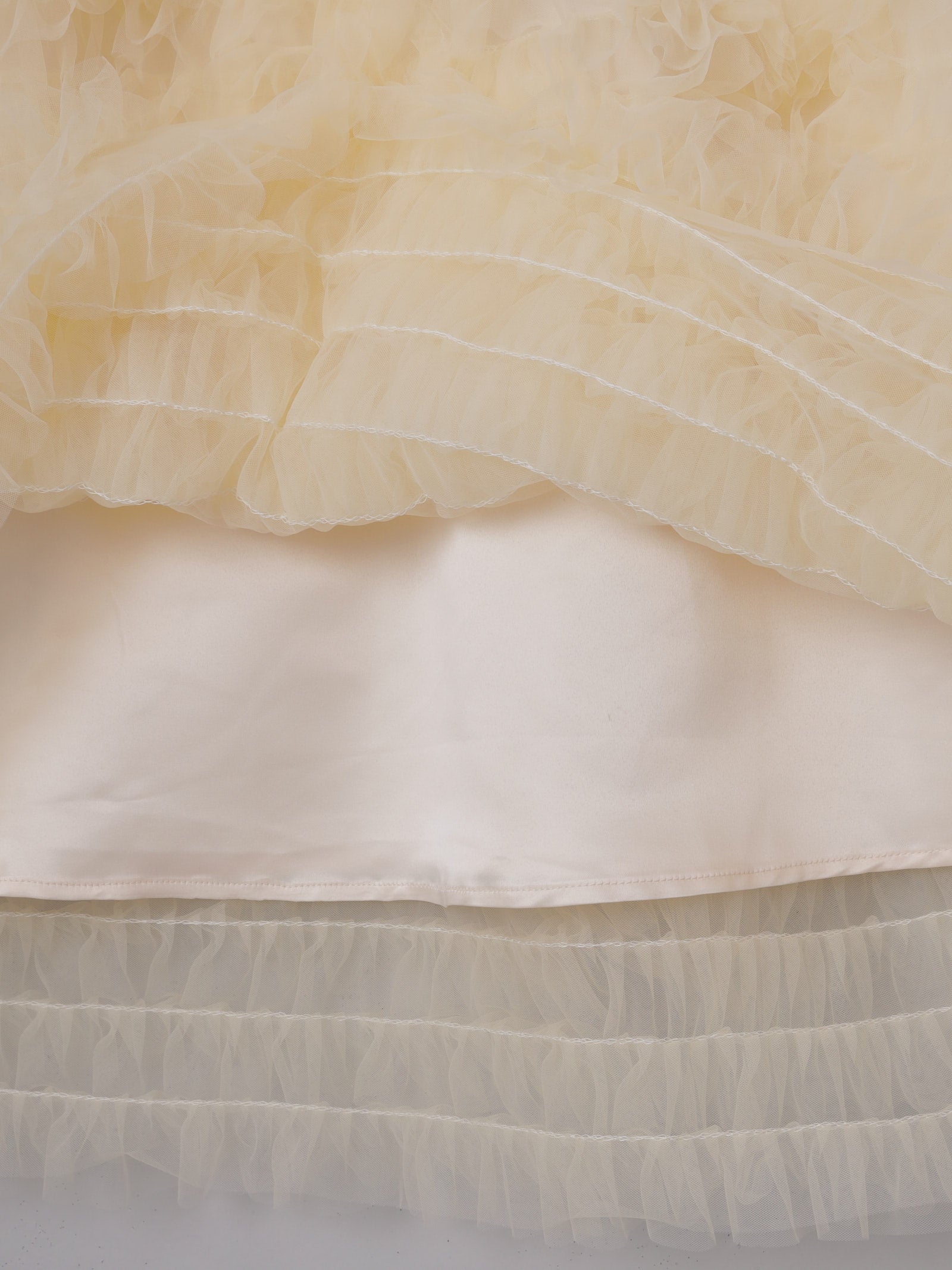 ボリュームチュールキャミワンピース