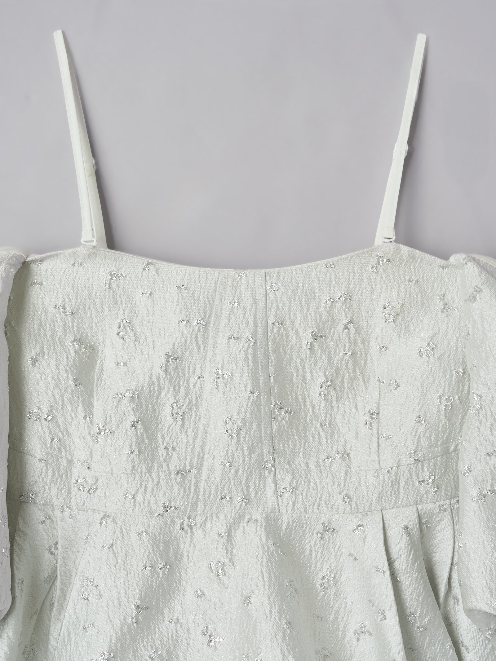 【予約】フラワージャガードペプラムビスチェ【発送予定日 4月上旬〜4月中旬】