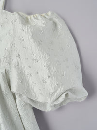 【予約】フラワージャガードペプラムビスチェ【発送予定日 4月上旬〜4月中旬】