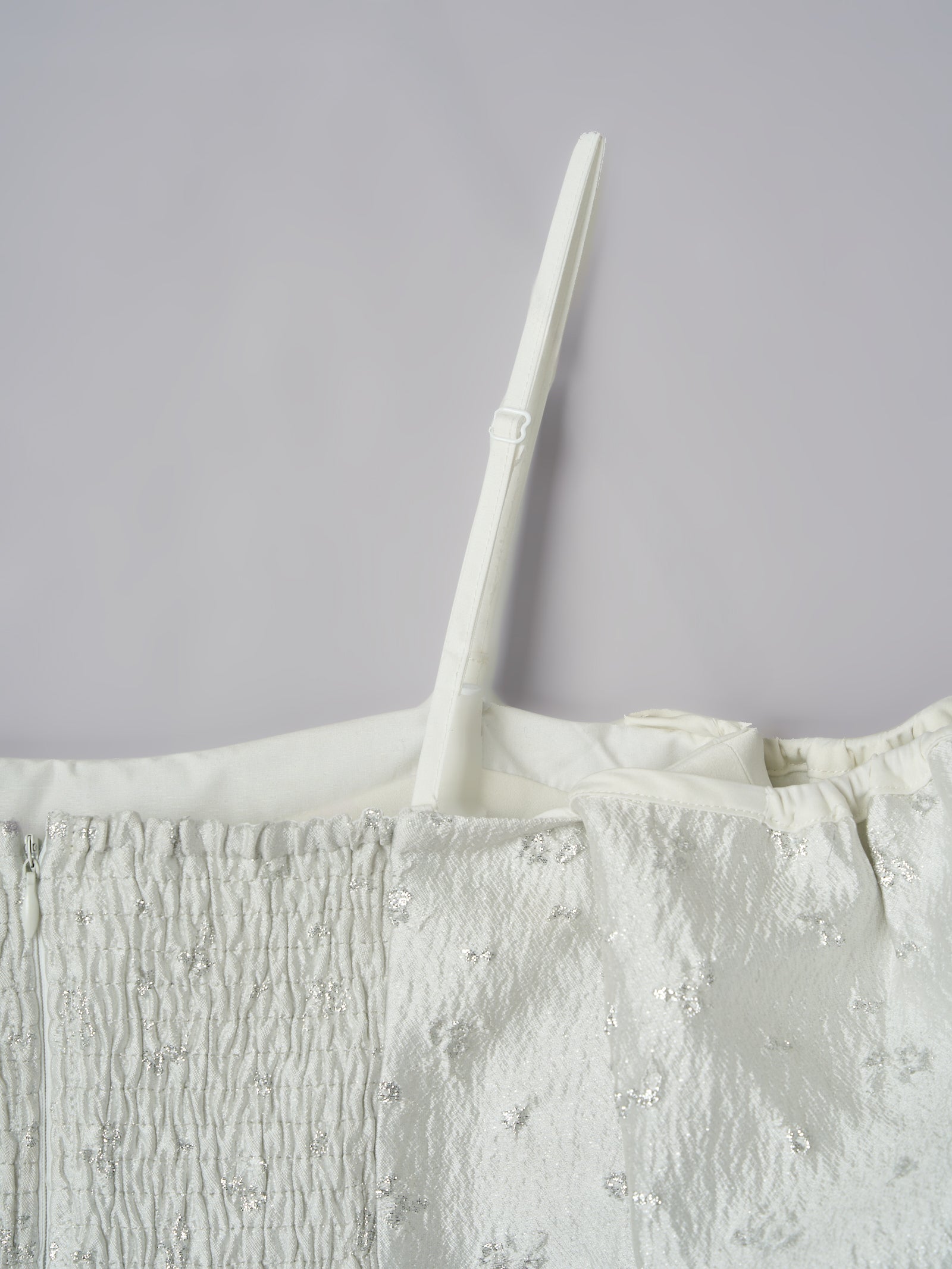 【予約】フラワージャガードペプラムビスチェ【発送予定日 4月上旬〜4月中旬】