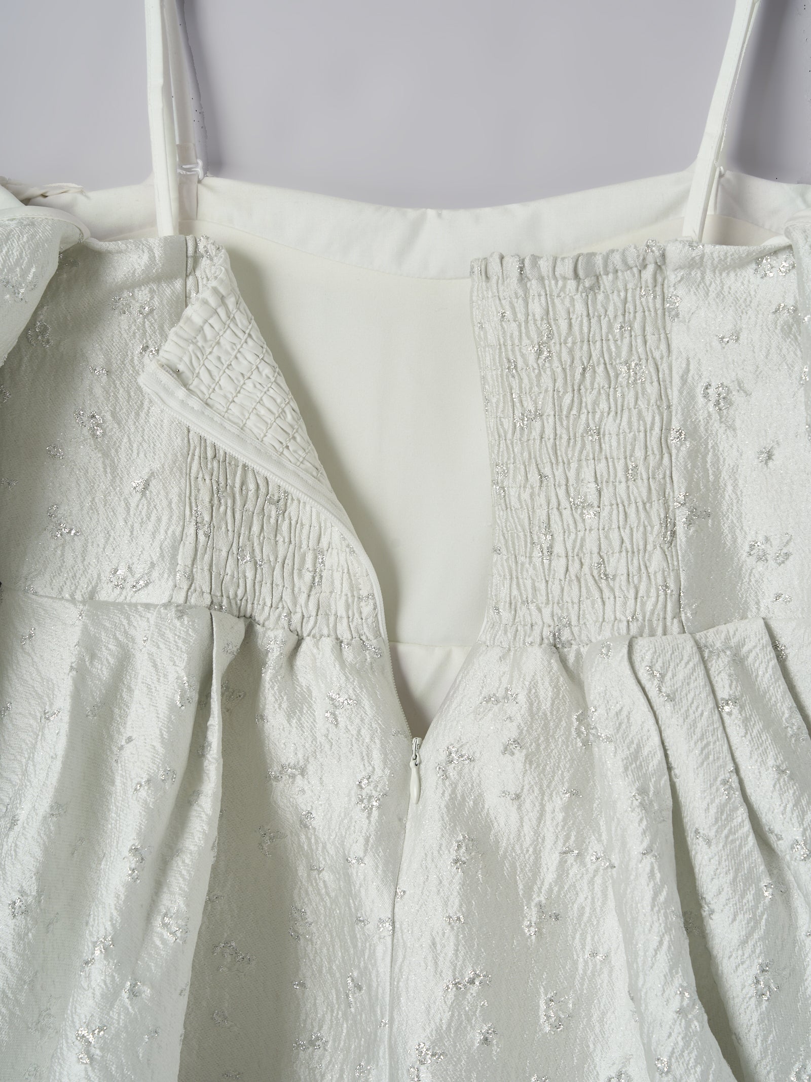 【予約】フラワージャガードペプラムビスチェ【発送予定日 4月上旬〜4月中旬】