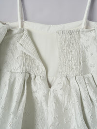 【予約】フラワージャガードペプラムビスチェ【発送予定日 4月上旬〜4月中旬】