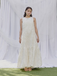 【予約】ビッグカラーレースバルーンワンピース【発送予定日 4月上旬〜4月中旬】