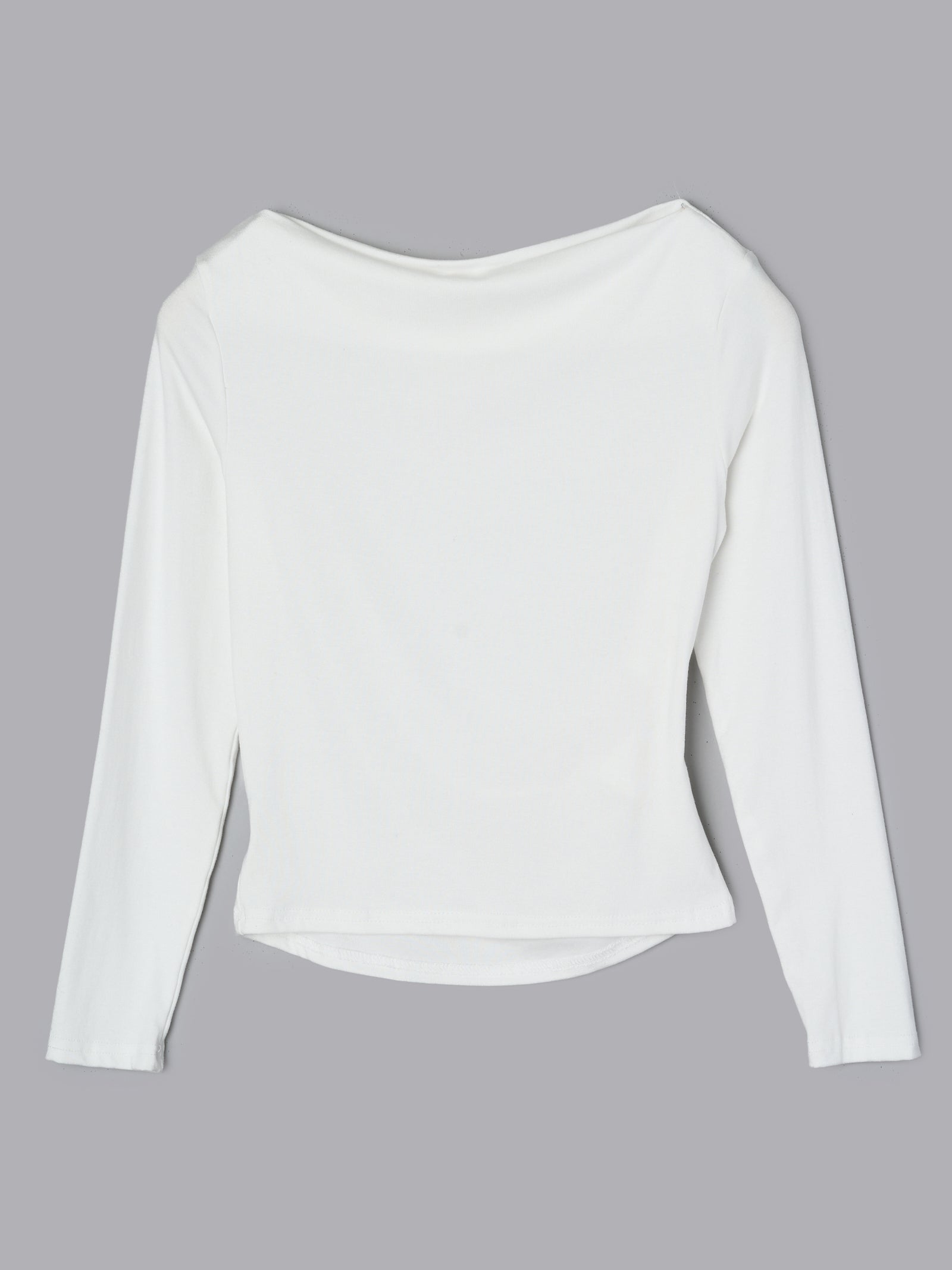 アシンメトリードレープトップス