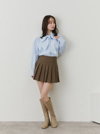 ビッグリボンシャツブラウス