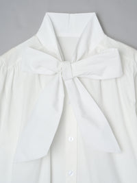 ビッグリボンシャツブラウス