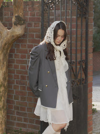 パフスリーブレースジャケット