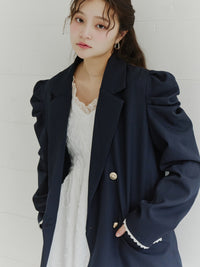 パフスリーブレースジャケット