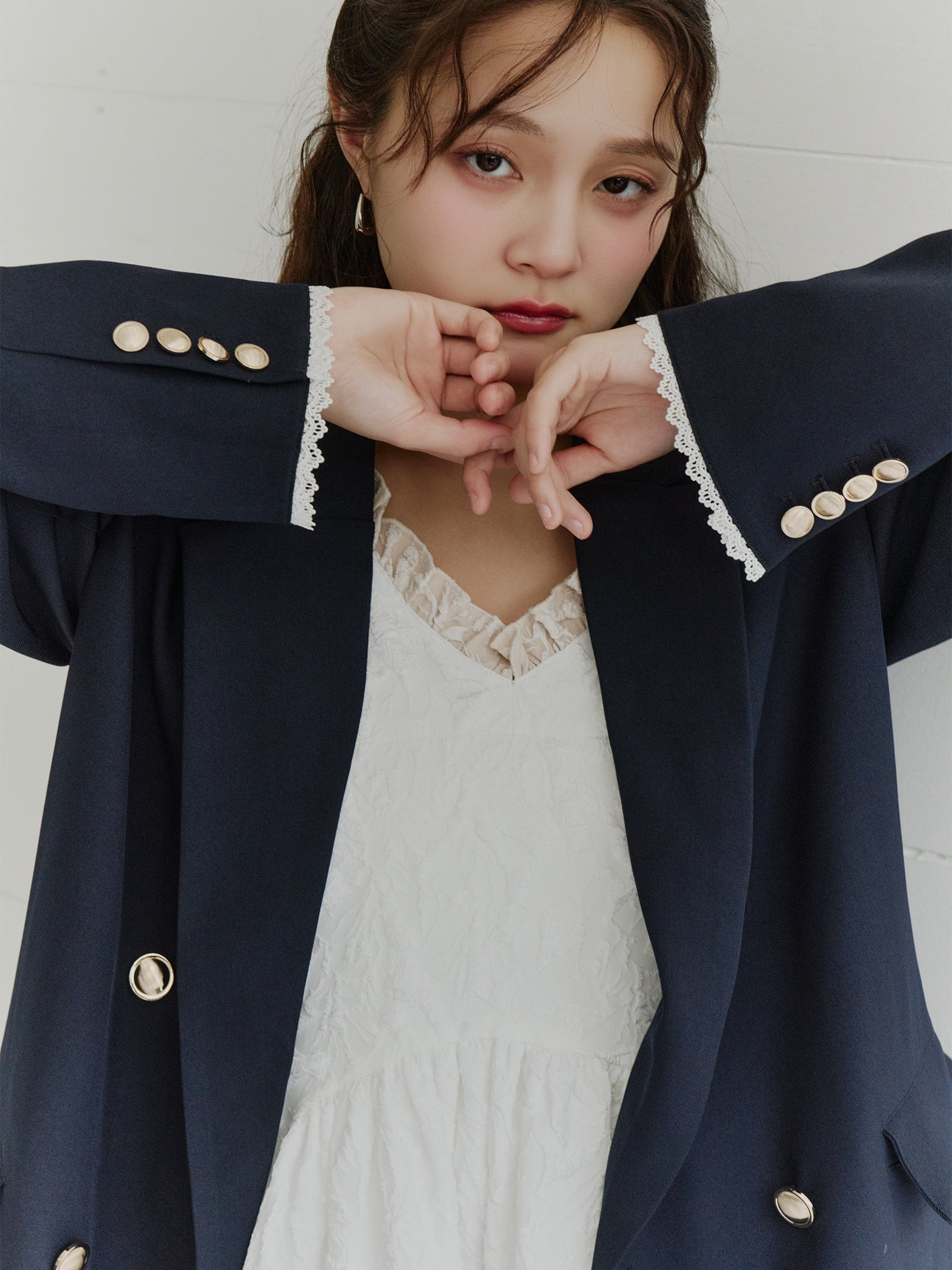 パフスリーブレースジャケット