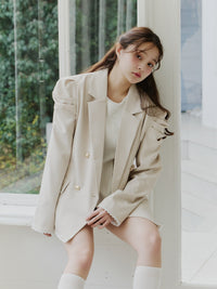 パフスリーブレースジャケット