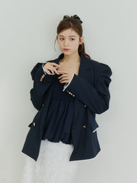 パフスリーブレースジャケット