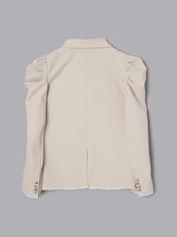 パフスリーブレースジャケット